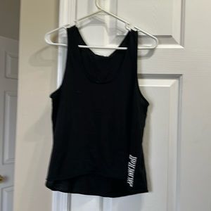 Black pink top size medium